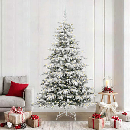 Kunstmatige Inklapbare Kerstboom Wit Pe En Pvc