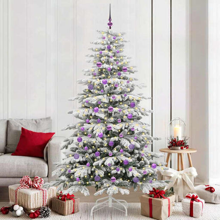 Kunstmatige Inklapbare Kerstboom Wit Pe En Pvc
