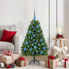 Ø 68 x 120 cm / Groen / met 150 LED's en blauwe ballen