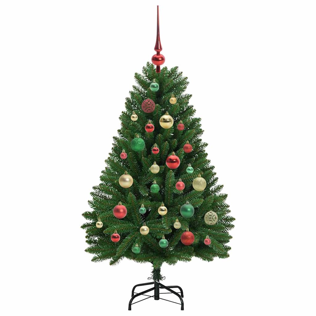 Kunstkerstboom met 150 LED Groen 120 cm PVC en Metaal