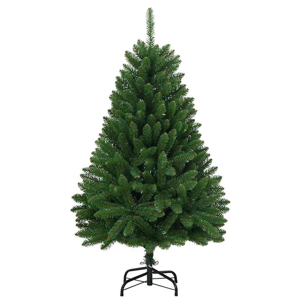 Kunstkerstboom met 150 LED Groen 150 cm PVC en Metaal
