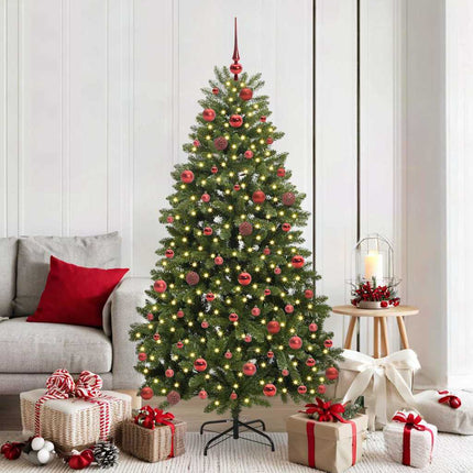 Kunstkerstboom 120 Cm 150 Led's Warmwit Pvc En Staal