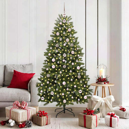 Kunstkerstboom 120 Cm 150 Led's Warmwit Pvc En Staal