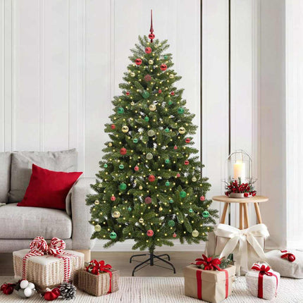 Kunstkerstboom 120 Cm 150 Led's Warmwit Pvc En Staal
