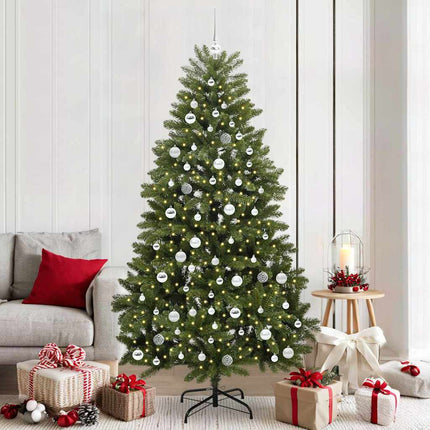 Kunstkerstboom 120 Cm 150 Led's Warmwit Pvc En Staal