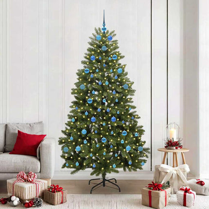 Kunstkerstboom 120 Cm 150 Led's Warmwit Pvc En Staal