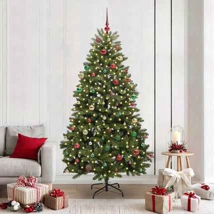 Kunstkerstboom 120 Cm 150 Led's Warmwit Pvc En Staal