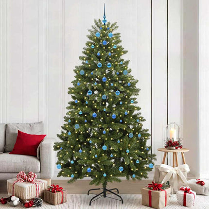 Kunstkerstboom 120 Cm 150 Led's Warmwit Pvc En Staal