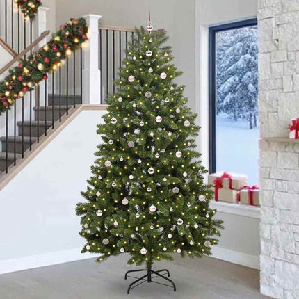 Kunstkerstboom 120 Cm 150 Led's Warmwit Pvc En Staal