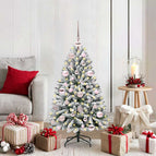 Ø 68 x 120 cm / Groen en wit / met 150 LED's en roze ballen