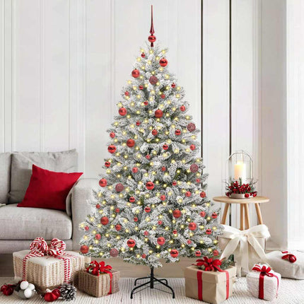 Kunstkerstboom 120 Cm 150 Led's Warmwit Pvc En Staal