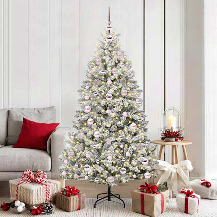 Kunstkerstboom 120 Cm 150 Led's Warmwit Pvc En Staal