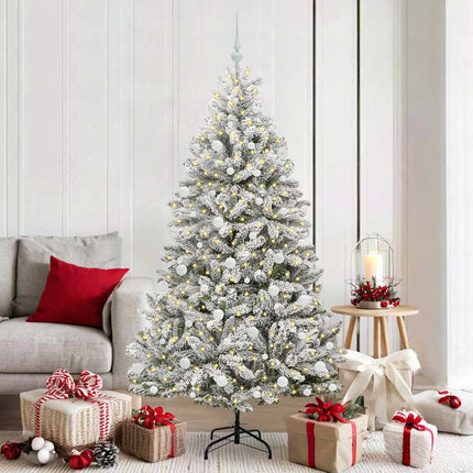 Kunstkerstboom 120 Cm 150 Led's Warmwit Pvc En Staal