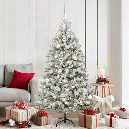 Kunstkerstboom 120 Cm 150 Led's Warmwit Pvc En Staal