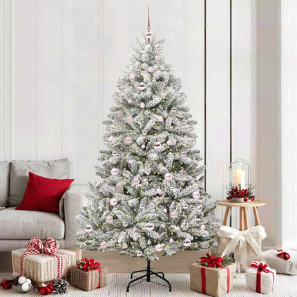 Kunstkerstboom 120 Cm 150 Led's Warmwit Pvc En Staal