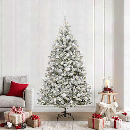 Kunstkerstboom 120 Cm 150 Led's Warmwit Pvc En Staal
