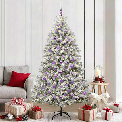 Kunstkerstboom 120 Cm 150 Led's Warmwit Pvc En Staal