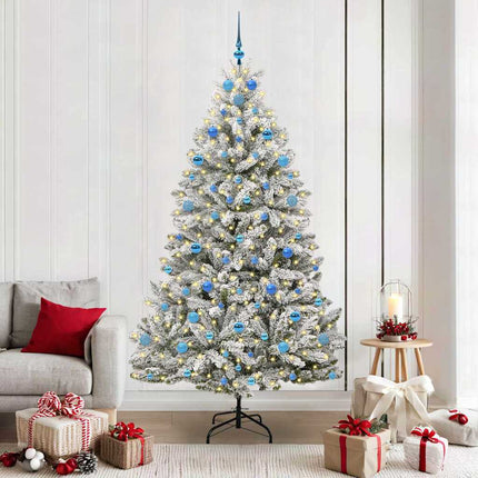 Kunstkerstboom 120 Cm 150 Led's Warmwit Pvc En Staal