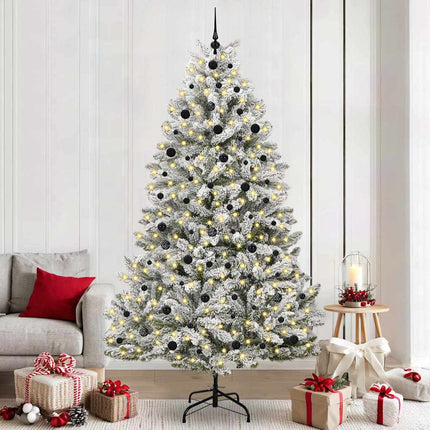 Kunstkerstboom 120 Cm 150 Led's Warmwit Pvc En Staal
