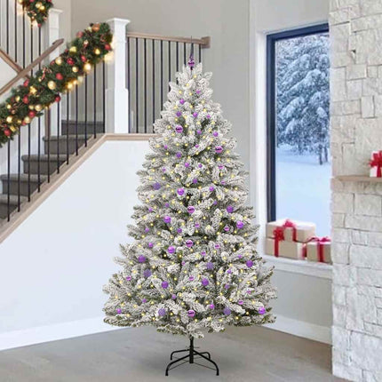 Kunstkerstboom 120 Cm 150 Led's Warmwit Pvc En Staal