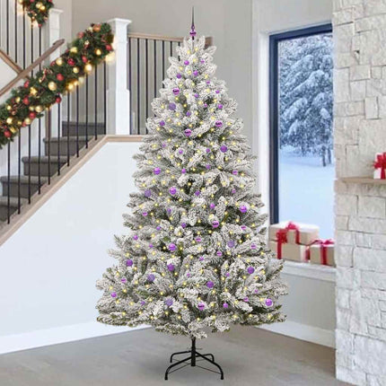 Kunstkerstboom 120 Cm 150 Led's Warmwit Pvc En Staal
