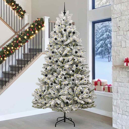 Kunstkerstboom 120 Cm 150 Led's Warmwit Pvc En Staal