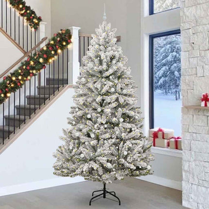 Kunstkerstboom 120 Cm 150 Led's Warmwit Pvc En Staal