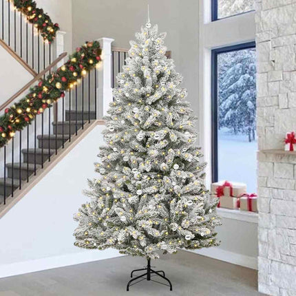 Kunstkerstboom 120 Cm 150 Led's Warmwit Pvc En Staal