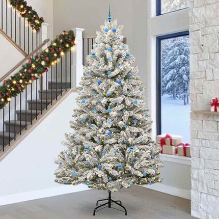 Kunstkerstboom 120 Cm 150 Led's Warmwit Pvc En Staal