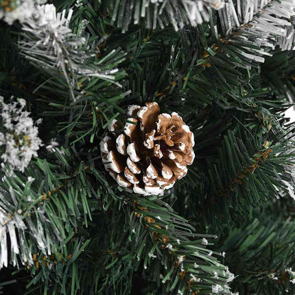 Kunstkerstboom Groen Pvc En Plastic En Staal