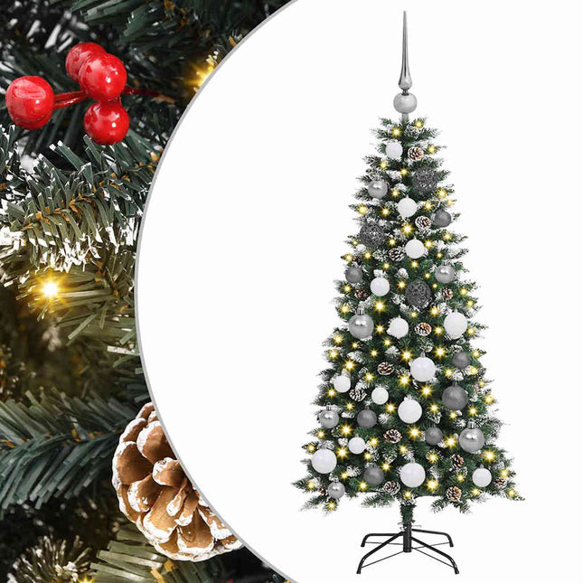 Kunstkerstboom Groen Pvc En Plastic En Staal