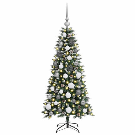 Kunstkerstboom Groen Pvc En Plastic En Staal