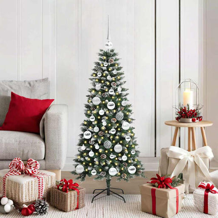 Kunstkerstboom Groen Pvc En Plastic En Staal