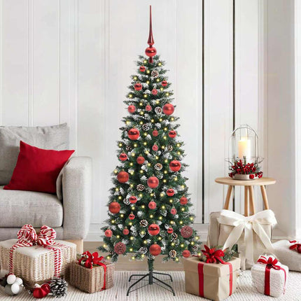 Kunstkerstboom Groen Pvc En Plastic En Staal