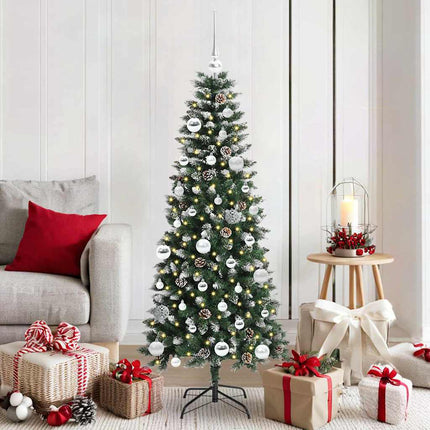 Kunstkerstboom Groen Pvc En Plastic En Staal