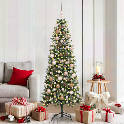Kunstkerstboom Groen Pvc En Plastic En Staal