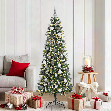 Kunstkerstboom Groen Pvc En Plastic En Staal