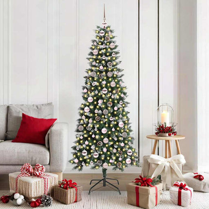 Kunstkerstboom Groen Pvc En Plastic En Staal