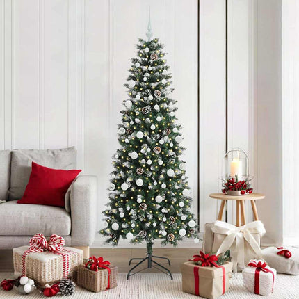 Kunstkerstboom Groen Pvc En Plastic En Staal