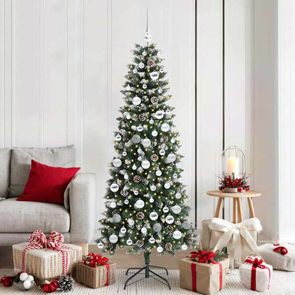 Kunstkerstboom Groen Pvc En Plastic En Staal