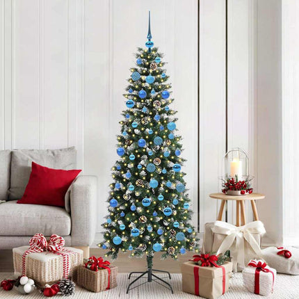 Kunstkerstboom Groen Pvc En Plastic En Staal