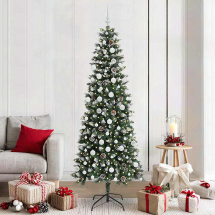 Kunstkerstboom Groen Pvc En Plastic En Staal