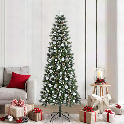 Kunstkerstboom Groen Pvc En Plastic En Staal