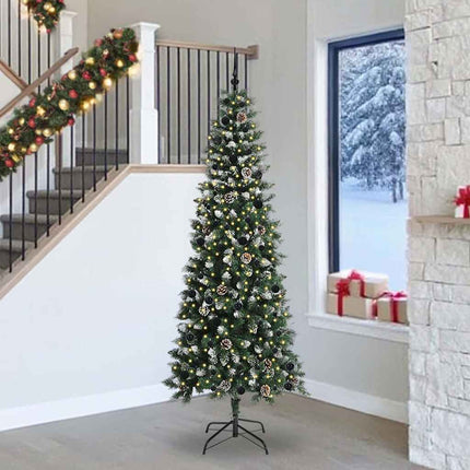 Kunstkerstboom Groen Pvc En Plastic En Staal