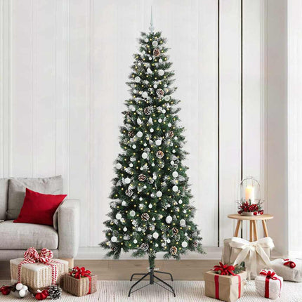 Kunstkerstboom Groen Pvc En Plastic En Staal