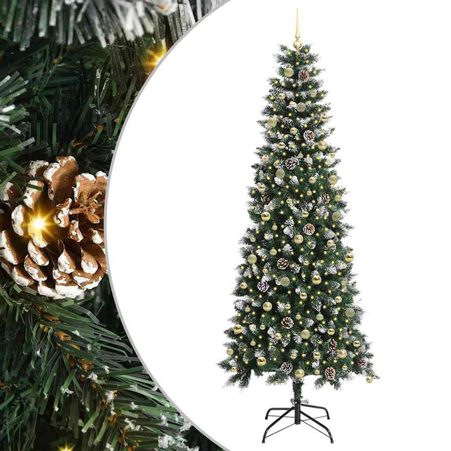 Kunstkerstboom Groen 240 Cm Pvc En Plastic En Staal