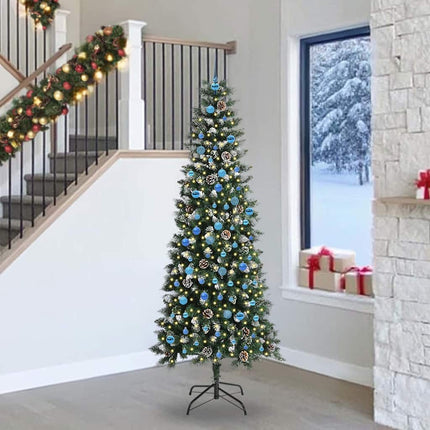 Kunstkerstboom Groen Pvc En Plastic En Staal