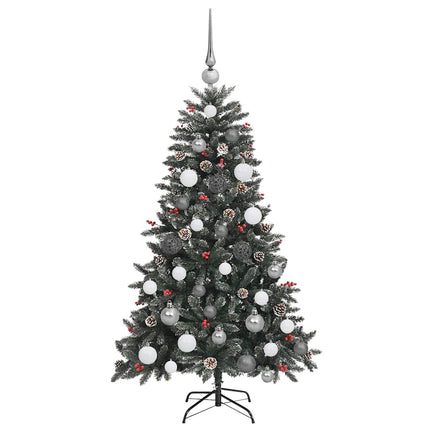Kunstkerstboom Met 150 Led Groen Pvc En Plastic En Staal