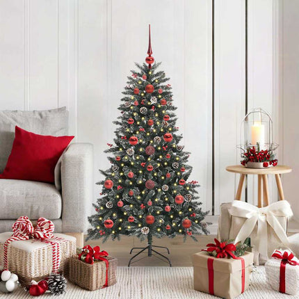 Kunstkerstboom Met 150 Led Groen Pvc En Plastic En Staal