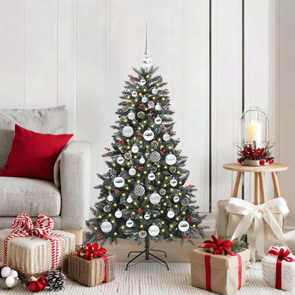 Kunstkerstboom Met 150 Led Groen Pvc En Plastic En Staal